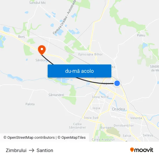 Harta de Zimbrului către Santion