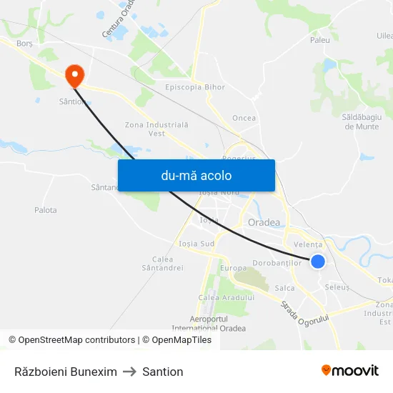 Harta de Războieni Bunexim către Santion