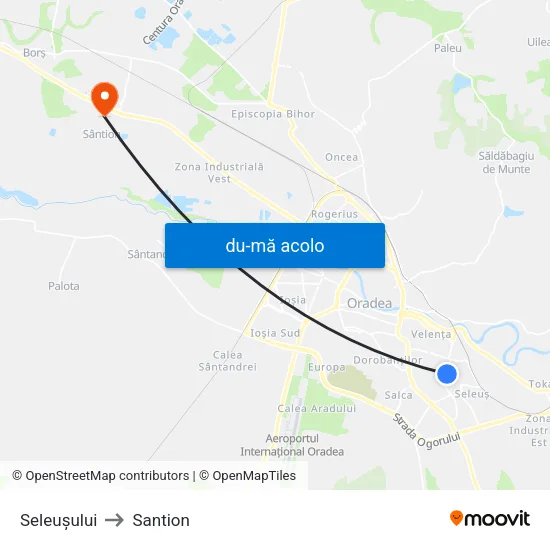 Harta de Seleușului către Santion