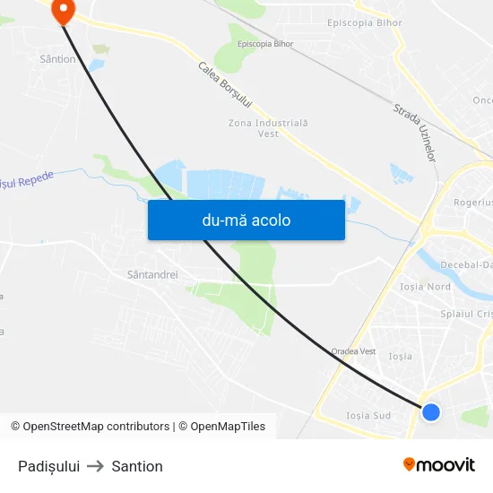 Harta de Padișului către Santion