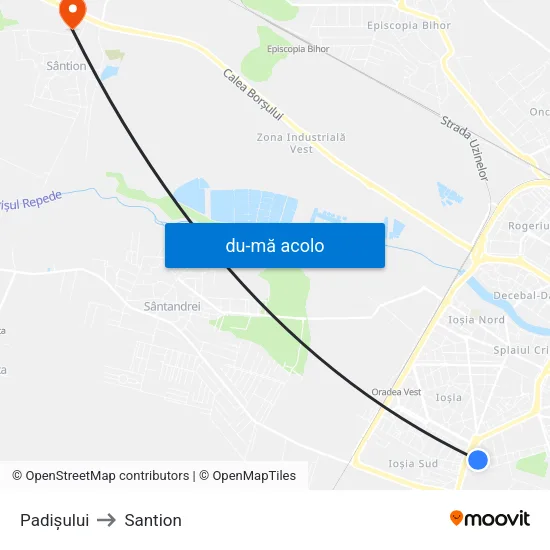 Harta de Padișului către Santion