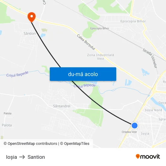 Harta de Ioșia către Santion