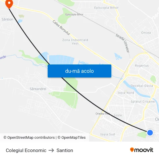 Harta de Colegiul Economic către Santion