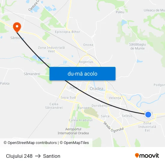 Harta de Clujului 248 către Santion