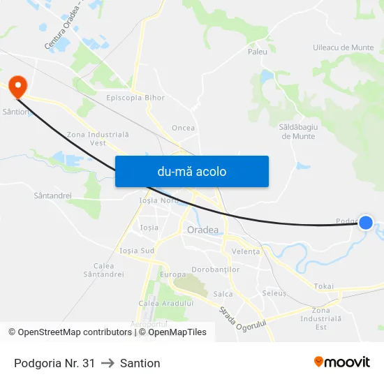 Harta de Podgoria Nr. 31 către Santion