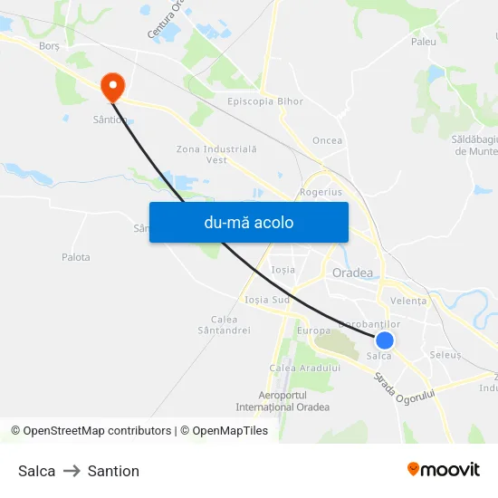 Harta de Salca către Santion
