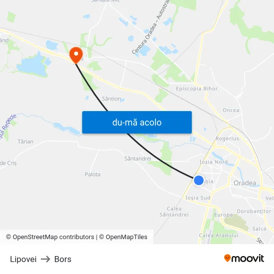 Harta de Lipovei către Bors