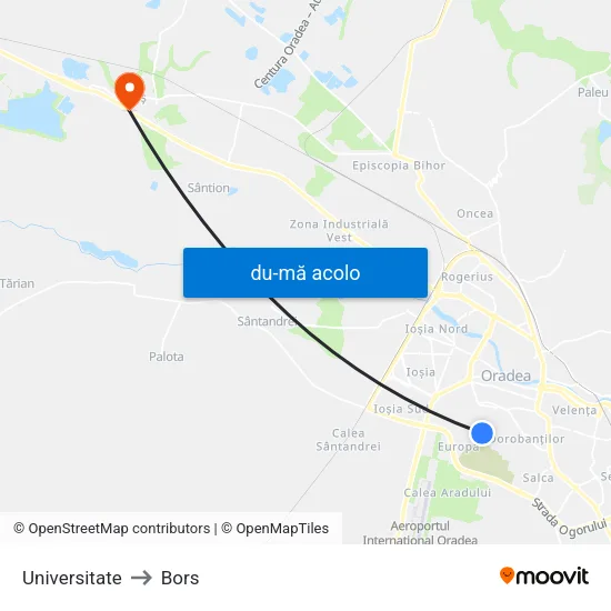 Harta de Universitate către Bors