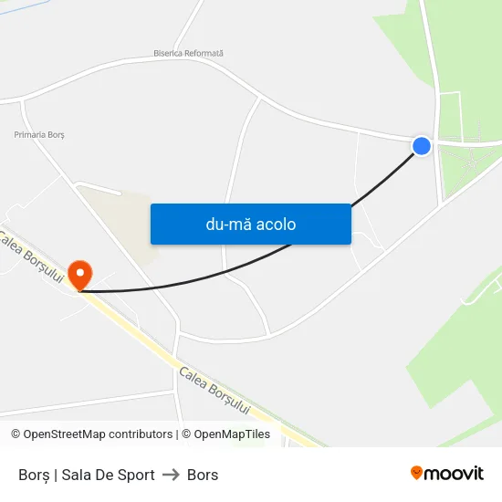 Harta de Borș | Sala De Sport către Bors