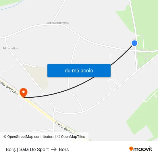 Harta de Borș | Sala De Sport către Bors