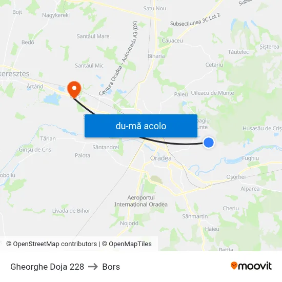 Harta de Gheorghe Doja 228 către Bors