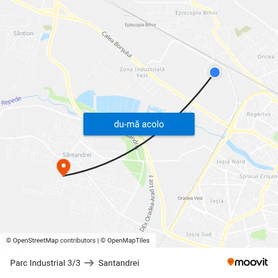 Harta de Parc Industrial 3/3 către Santandrei