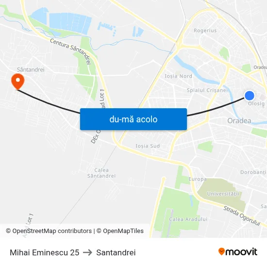 Harta de Mihai Eminescu 25 către Santandrei