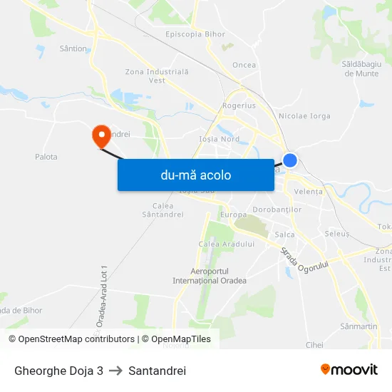 Harta de Gheorghe Doja 3 către Santandrei