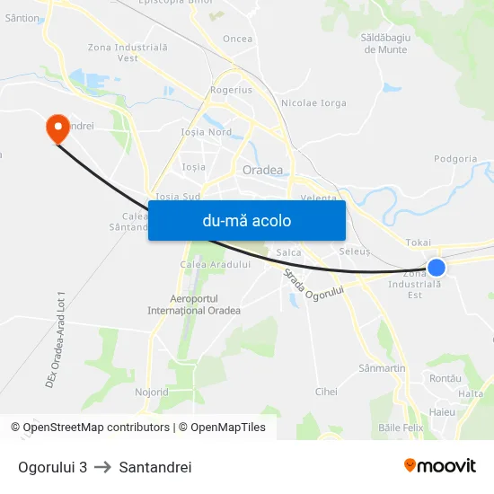 Harta de Ogorului 3 către Santandrei