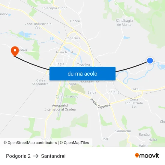 Harta de Podgoria Nr. 13 către Santandrei