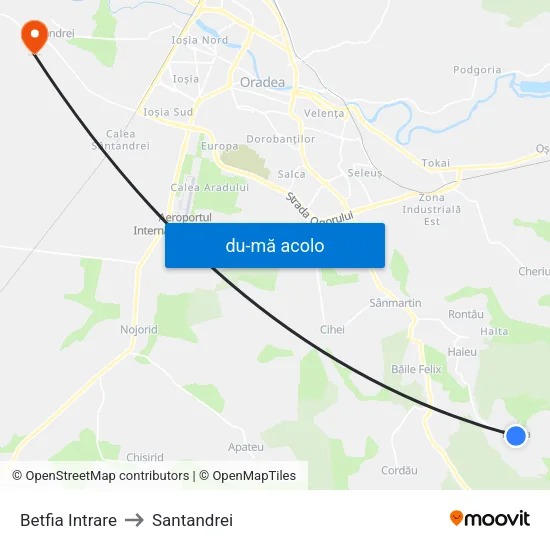 Harta de Betfia | Intrare către Santandrei