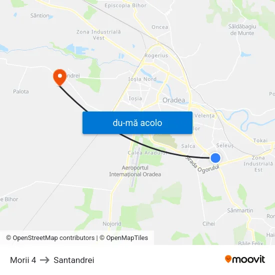Harta de Morii 4 către Santandrei