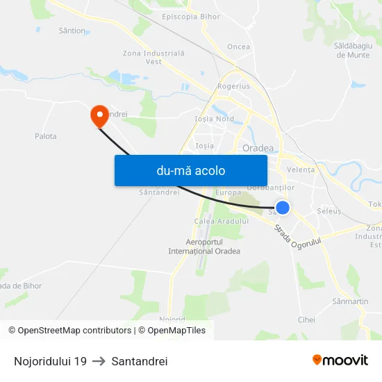 Harta de Nojoridului 19 către Santandrei