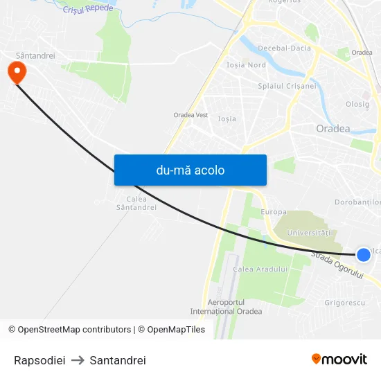 Harta de Rapsodiei către Santandrei