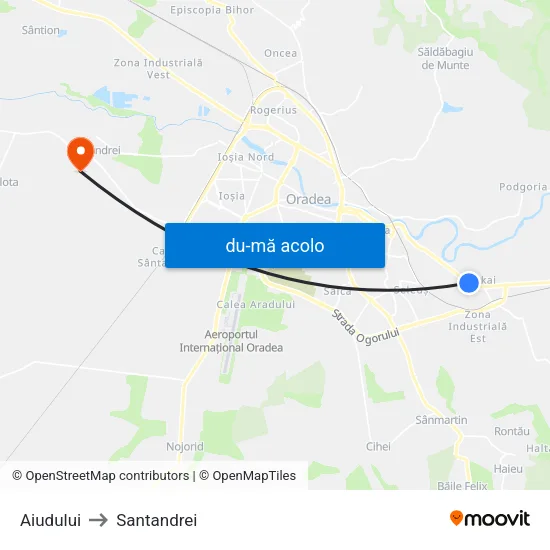 Harta de Aiudului către Santandrei