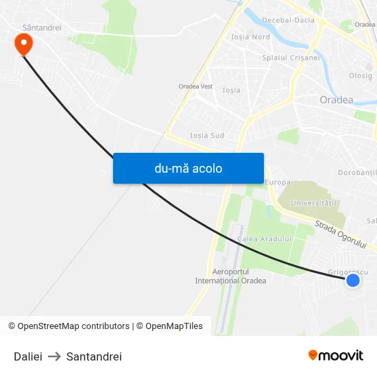 Harta de Daliei către Santandrei