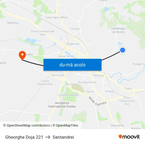 Harta de Gheorghe Doja 221 către Santandrei