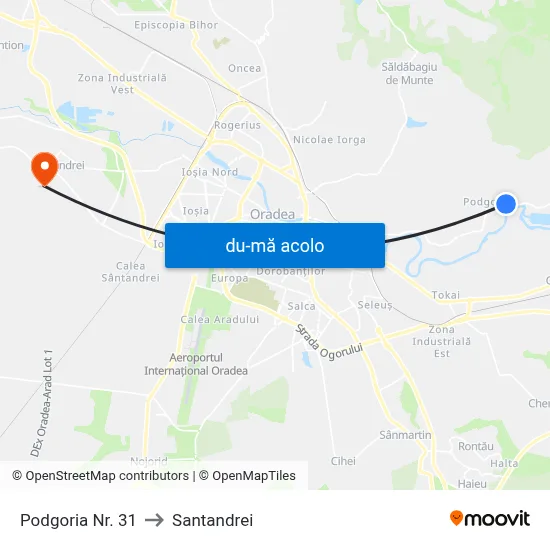 Harta de Podgoria Nr. 31 către Santandrei