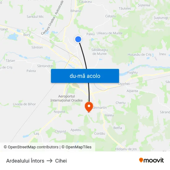 Harta de Ardealului Întors către Cihei