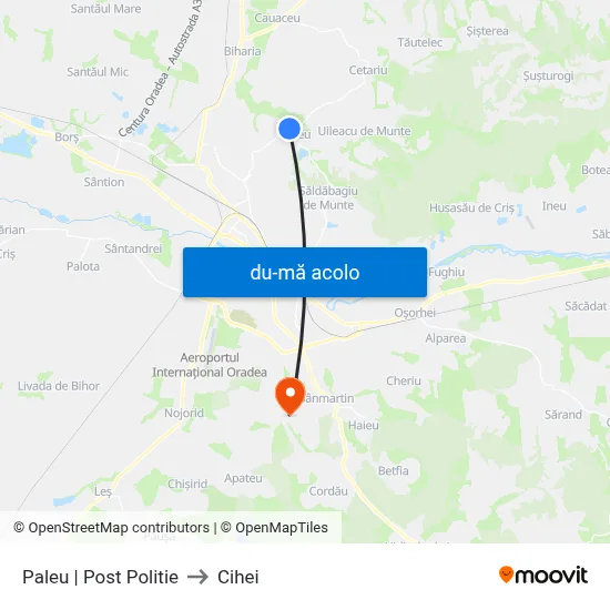 Harta de Paleu | Post Politie către Cihei