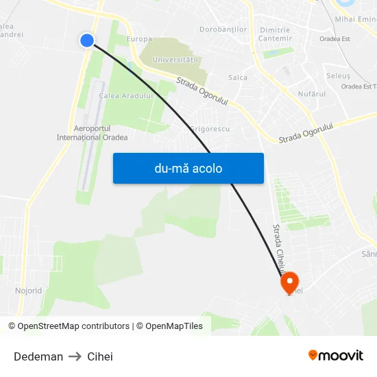 Harta de Dedeman către Cihei