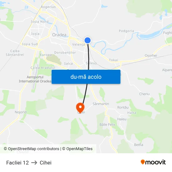 Harta de Facliei 12 către Cihei