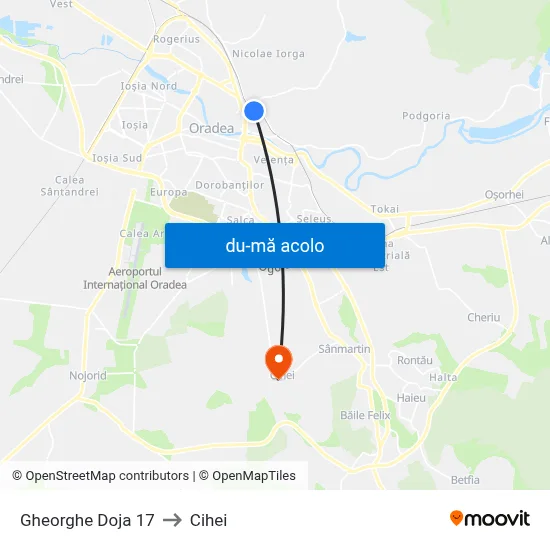 Harta de Gheorghe Doja 17 către Cihei