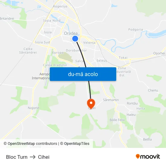 Harta de Bloc Turn către Cihei