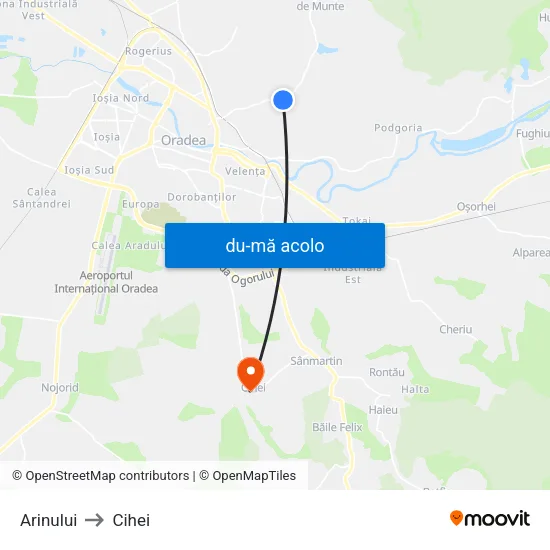 Harta de Arinului către Cihei