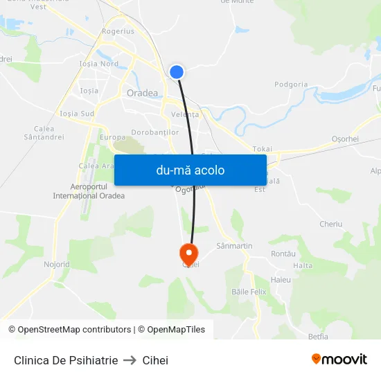 Harta de Clinica De Psihiatrie către Cihei