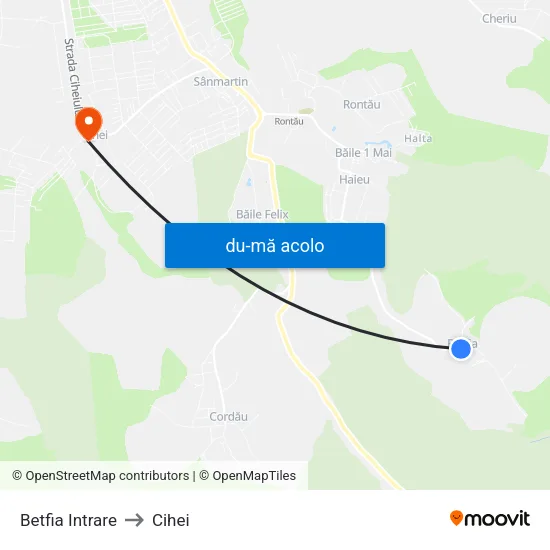 Harta de Betfia | Intrare către Cihei