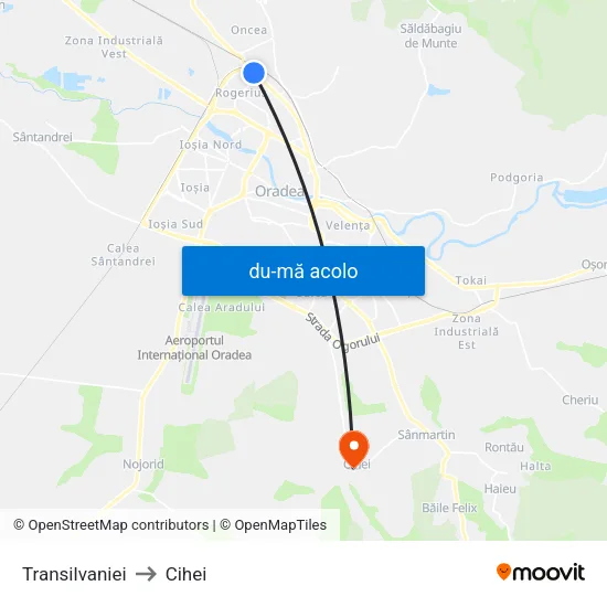 Harta de Transilvaniei către Cihei