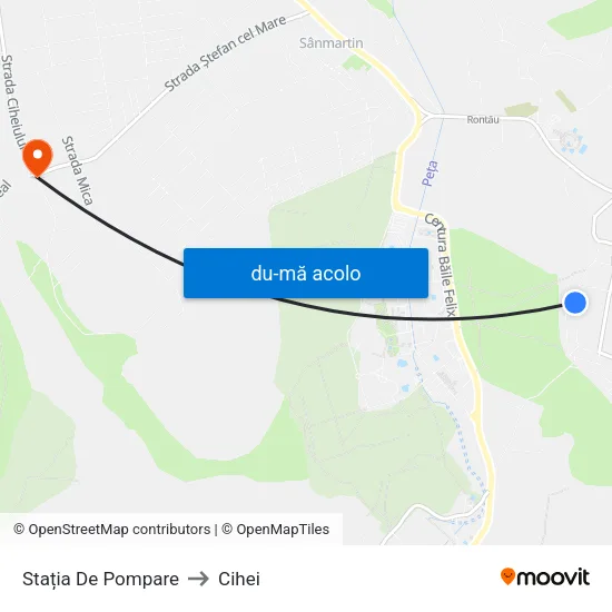 Harta de Haieu | Stația De Pompare către Cihei