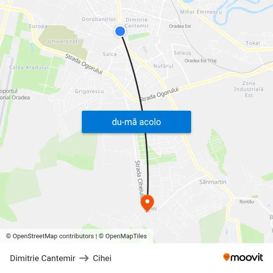 Harta de Dimitrie Cantemir către Cihei