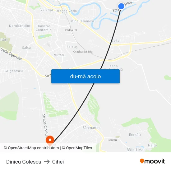 Harta de Dinicu Golescu către Cihei