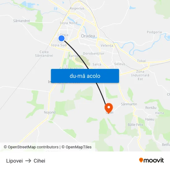 Harta de Lipovei către Cihei