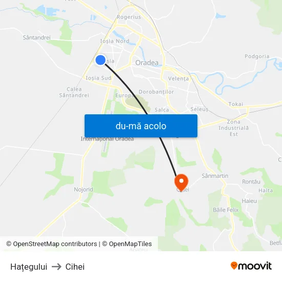 Harta de Hațegului către Cihei