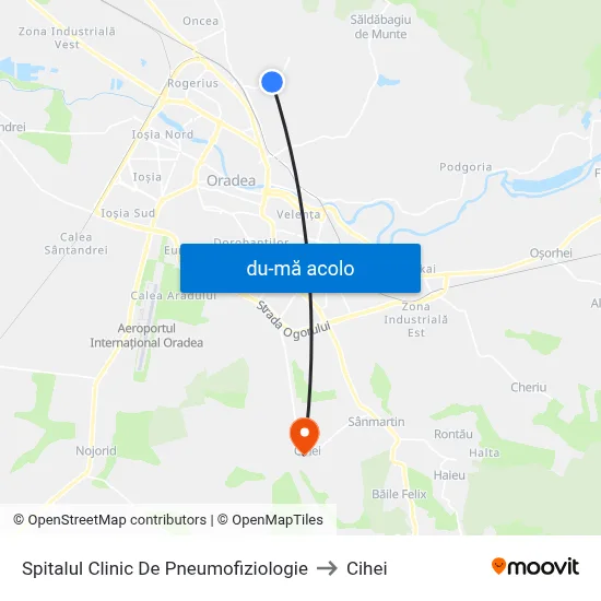 Harta de Spitalul Clinic De Pneumofiziologie către Cihei