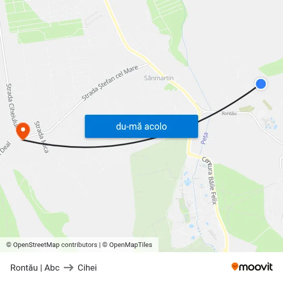 Harta de Rontău | Abc către Cihei