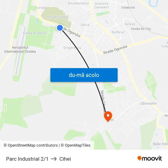 Harta de Parc Industrial 2/1 către Cihei