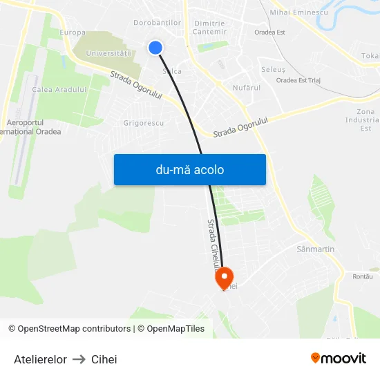 Harta de Atelierelor către Cihei