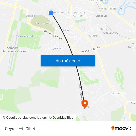 Harta de Ceyrat către Cihei