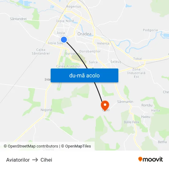 Harta de Aviatorilor către Cihei