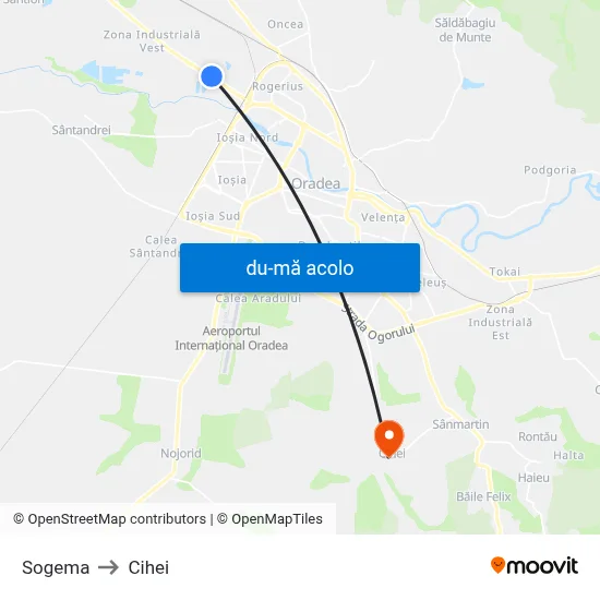 Harta de Sogema către Cihei